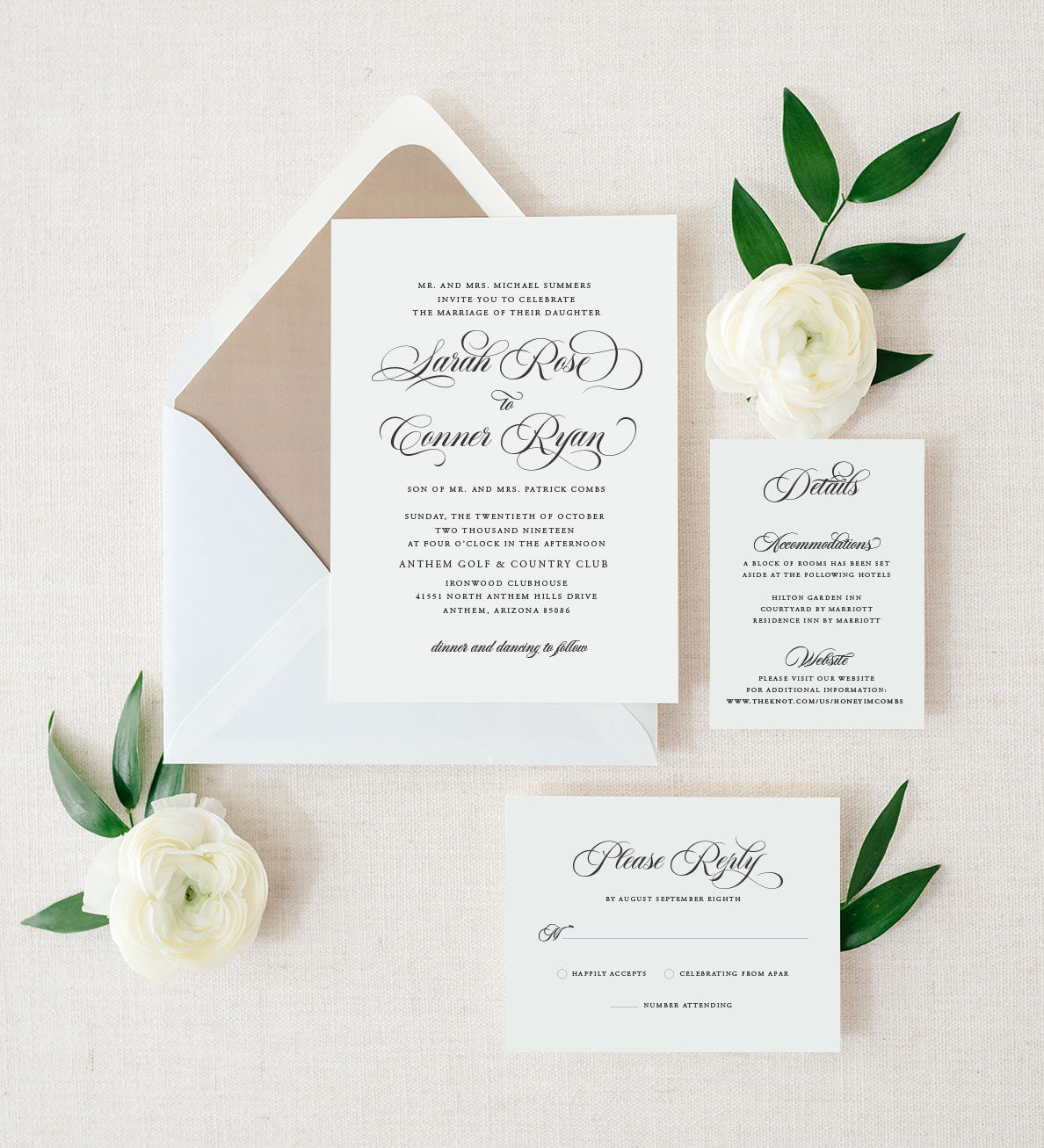 Wedding Invitation Envelopes, A7 Envelope